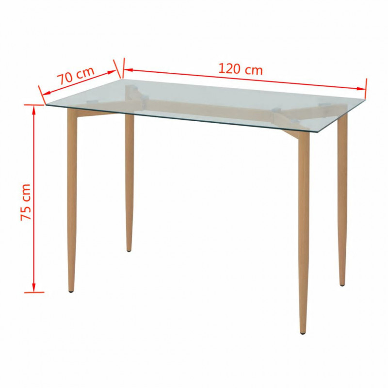 Vidaxl Mesa De Jantar X X Cm